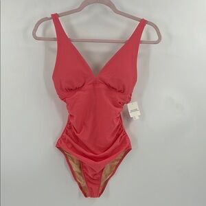 Women's Coral One-Piece Swimsuit